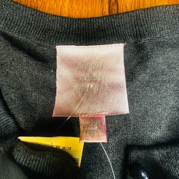 Romeo & Juliet Couture Charcoal Ruffled Cardigan - Picture 5 of 6